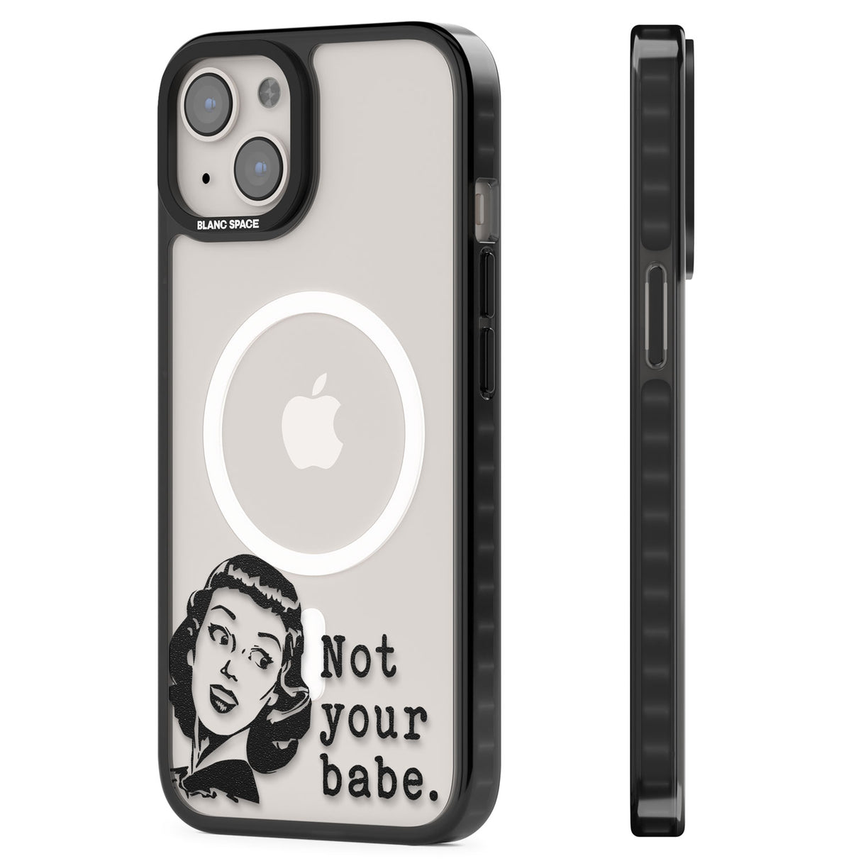 Not Your Babe Magsafe Black Impact Phone Case for iPhone 13, iPhone 14, iPhone 15