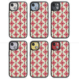 Rose Stars Pattern Magsafe Black Impact Phone Case for iPhone 13, iPhone 14, iPhone 15