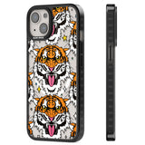 Fierce Jungle Tigers Magsafe Black Impact Phone Case for iPhone 13, iPhone 14, iPhone 15