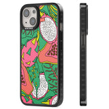 Psychedelic Salad Magsafe Black Impact Phone Case for iPhone 13, iPhone 14, iPhone 15