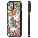 Whimsical Wonderland Magsafe Black Impact Phone Case for iPhone 13, iPhone 14, iPhone 15