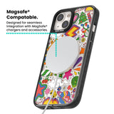 Whimsical Wonderland Magsafe Black Impact Phone Case for iPhone 13, iPhone 14, iPhone 15