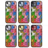 Multicolour Liberty Pattern Magsafe Black Impact Phone Case for iPhone 13, iPhone 14, iPhone 15