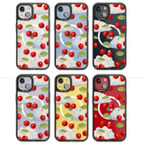 Vintage Cherries & Clouds Magsafe Black Impact Phone Case for iPhone 13, iPhone 14, iPhone 15