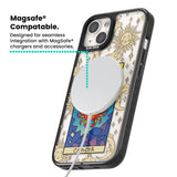 Celestial Zodiac - Cancer Magsafe Black Impact Phone Case for iPhone 13, iPhone 14, iPhone 15