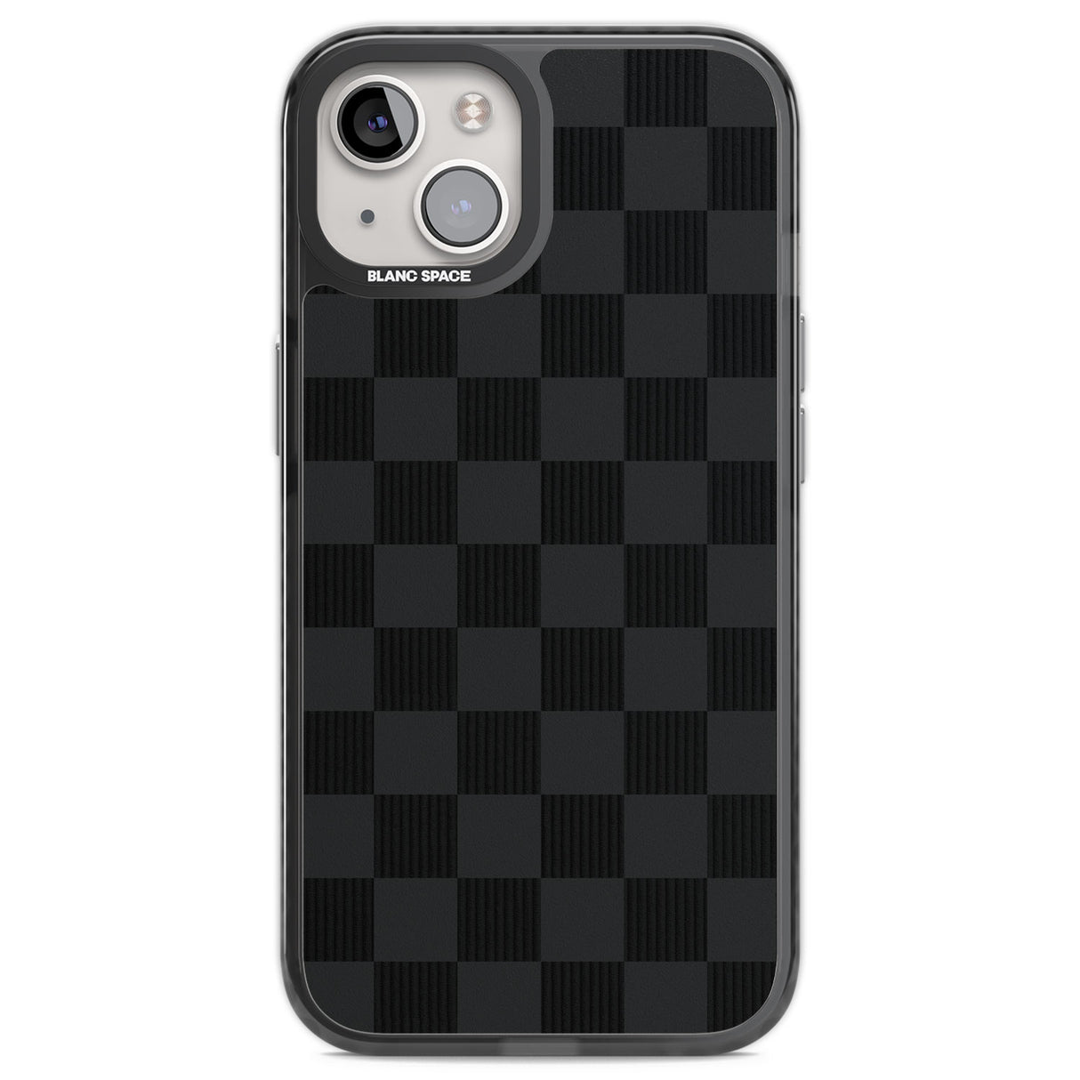 BLACK CHECKERED Black Impact Phone Case for iPhone 13, iPhone 14, iPhone 15