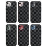 BLACK CHECKERED Black Impact Phone Case for iPhone 13, iPhone 14, iPhone 15