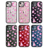 Pink Moon & Maple Black Impact Phone Case for iPhone 13, iPhone 14, iPhone 15