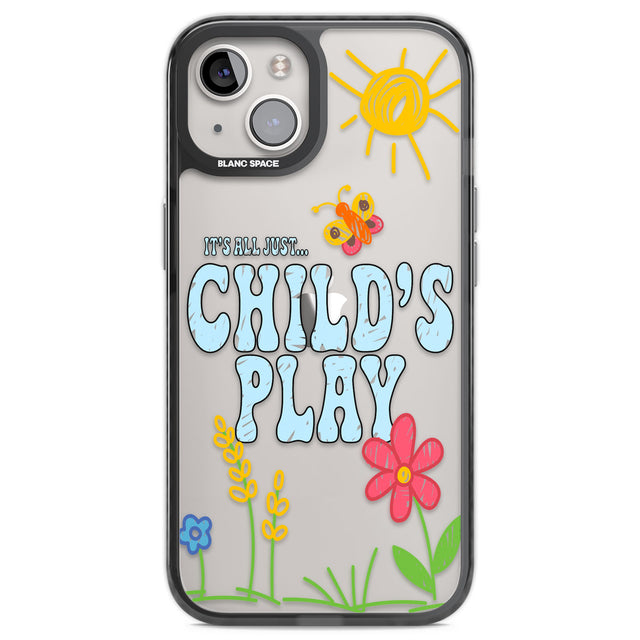 Child's Play Black Impact Phone Case for iPhone 13, iPhone 14, iPhone 15