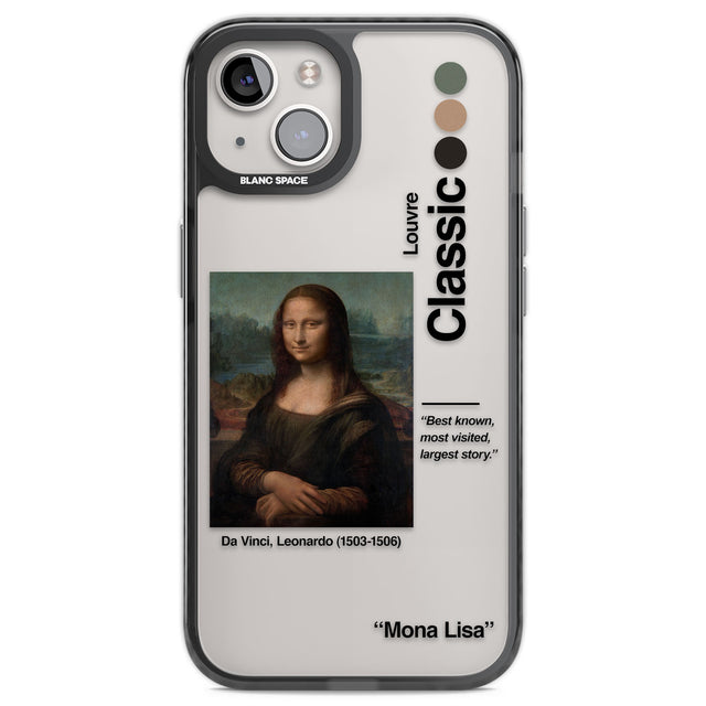 Mona Lisa - Leonardo Da Vinci Black Impact Phone Case for iPhone 13, iPhone 14, iPhone 15