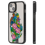 Garden Touch Black Impact Phone Case for iPhone 13, iPhone 14, iPhone 15