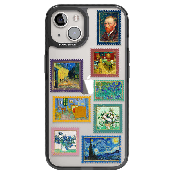 Coloured Vintage Art Stamps