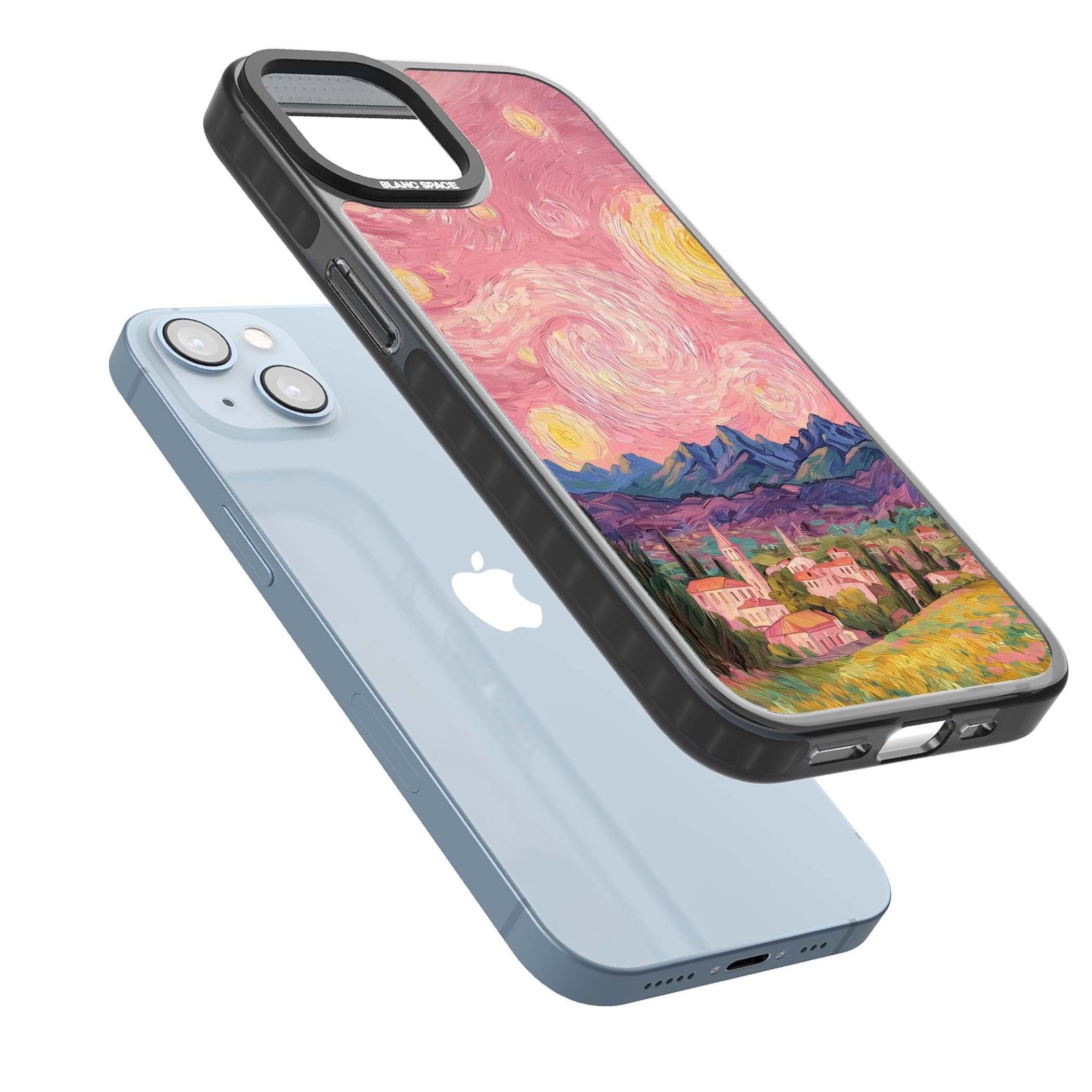 The Starry Sunset for her iPhone case | Black Impact case for iPhone 13, iPhone 14, iPhone 15