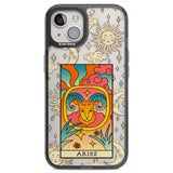 Celestial Zodiac - Aries Black Impact Phone Case for iPhone 13, iPhone 14, iPhone 15