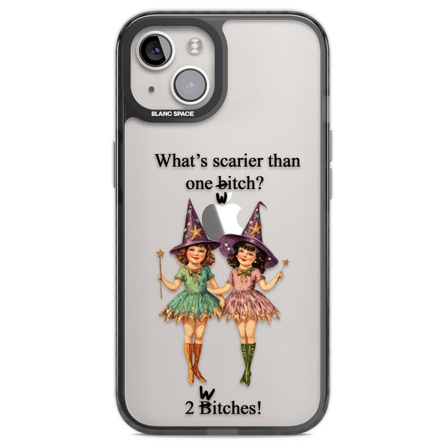 Two Witches Black Impact Phone Case for iPhone 13, iPhone 14, iPhone 15