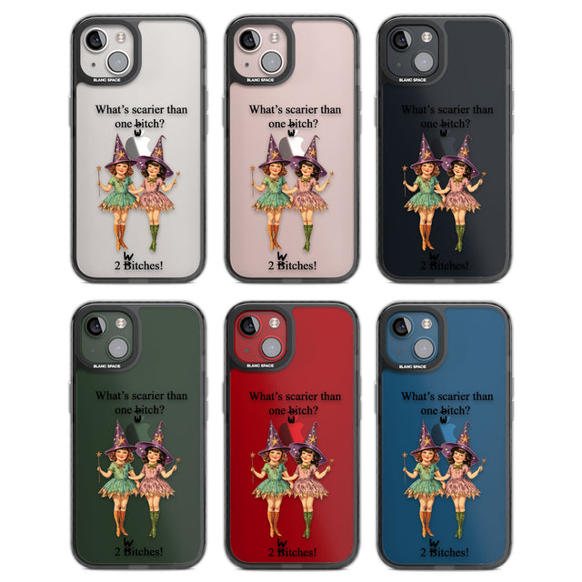 Two Witches Black Impact Phone Case for iPhone 13, iPhone 14, iPhone 15