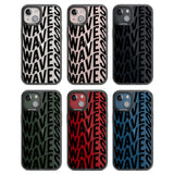 WAVES Black Impact Phone Case for iPhone 13, iPhone 14, iPhone 15