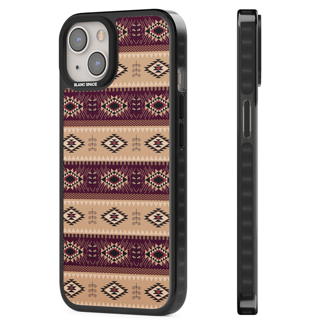 Western Poncho Black Impact Phone Case for iPhone 13, iPhone 14, iPhone 15