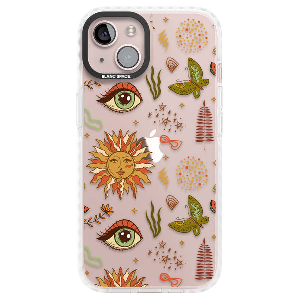 Boho Celestial Sun & Eye Pattern