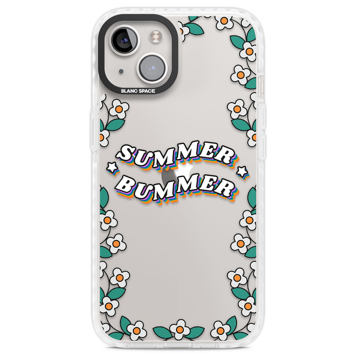 Summer Bummer Clear Impact Phone Case for iPhone 13, iPhone 14, iPhone 15