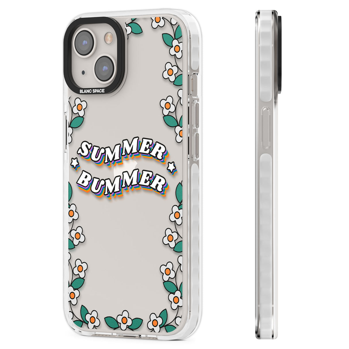 Summer Bummer Clear Impact Phone Case for iPhone 13, iPhone 14, iPhone 15
