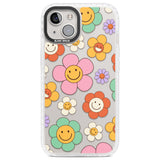 Happy Blossoms Clear Impact Phone Case for iPhone 13, iPhone 14, iPhone 15