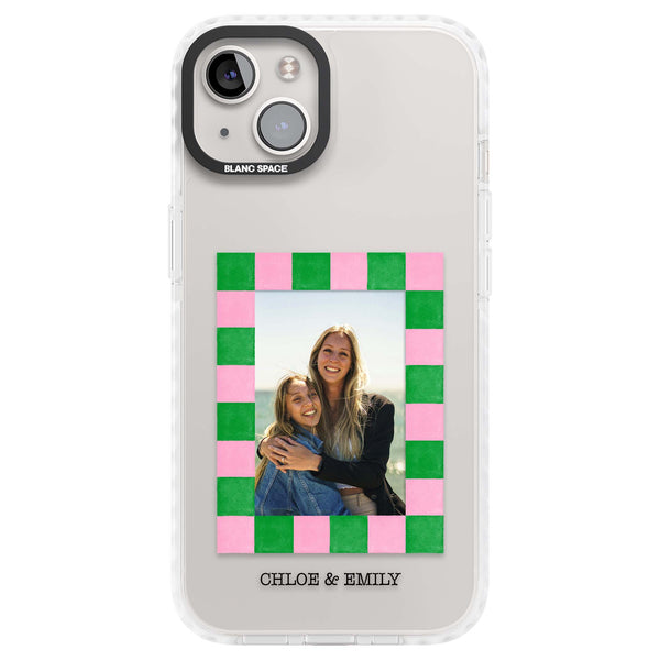 Personalised Riviera Check Photo