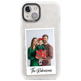 Personalised Snowflake Photo Clear Impact Phone Case for iPhone 13, iPhone 14, iPhone 15