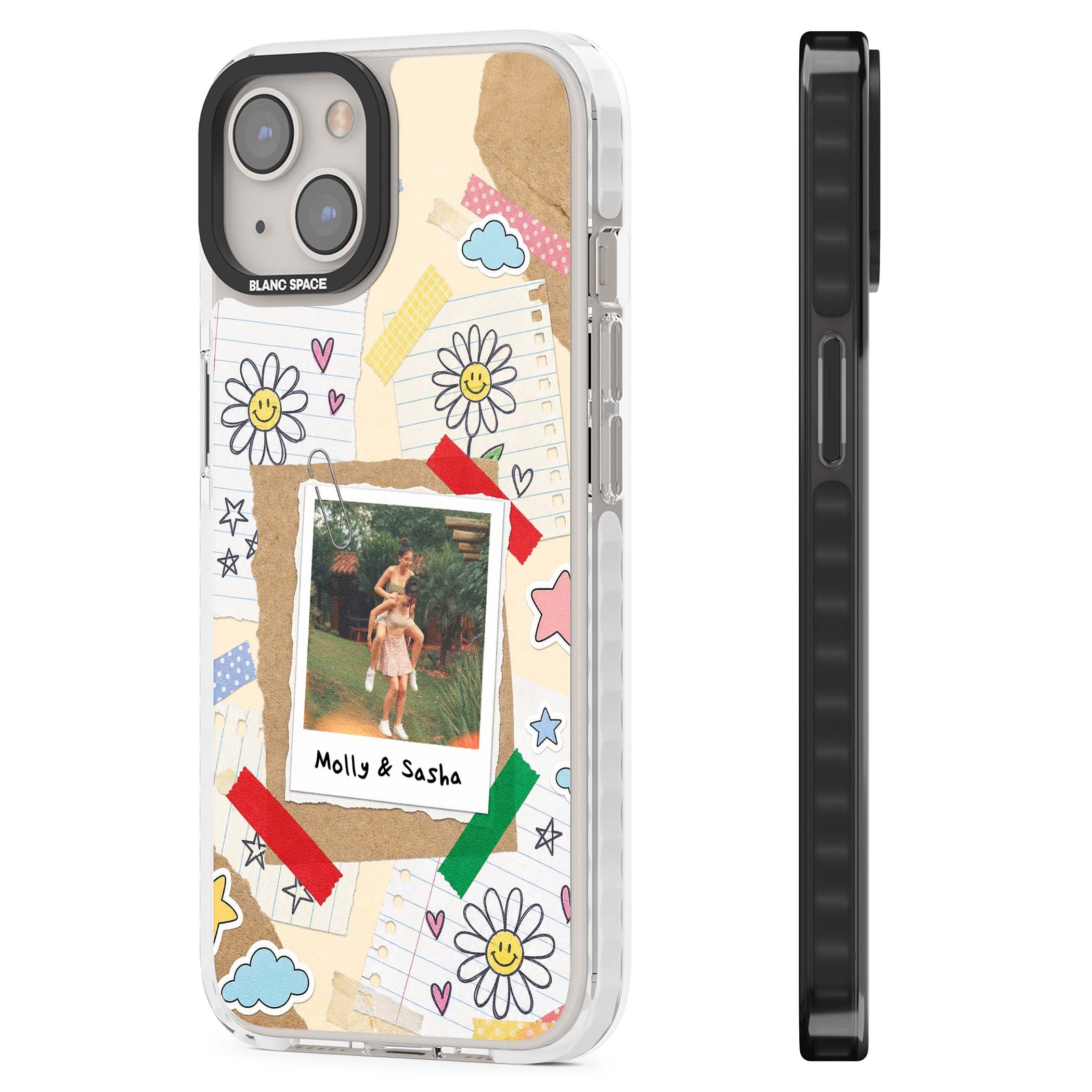 Scrapbook Photo coquette iPhone case | Clear Impact case for iPhone 13, iPhone 14, iPhone 15