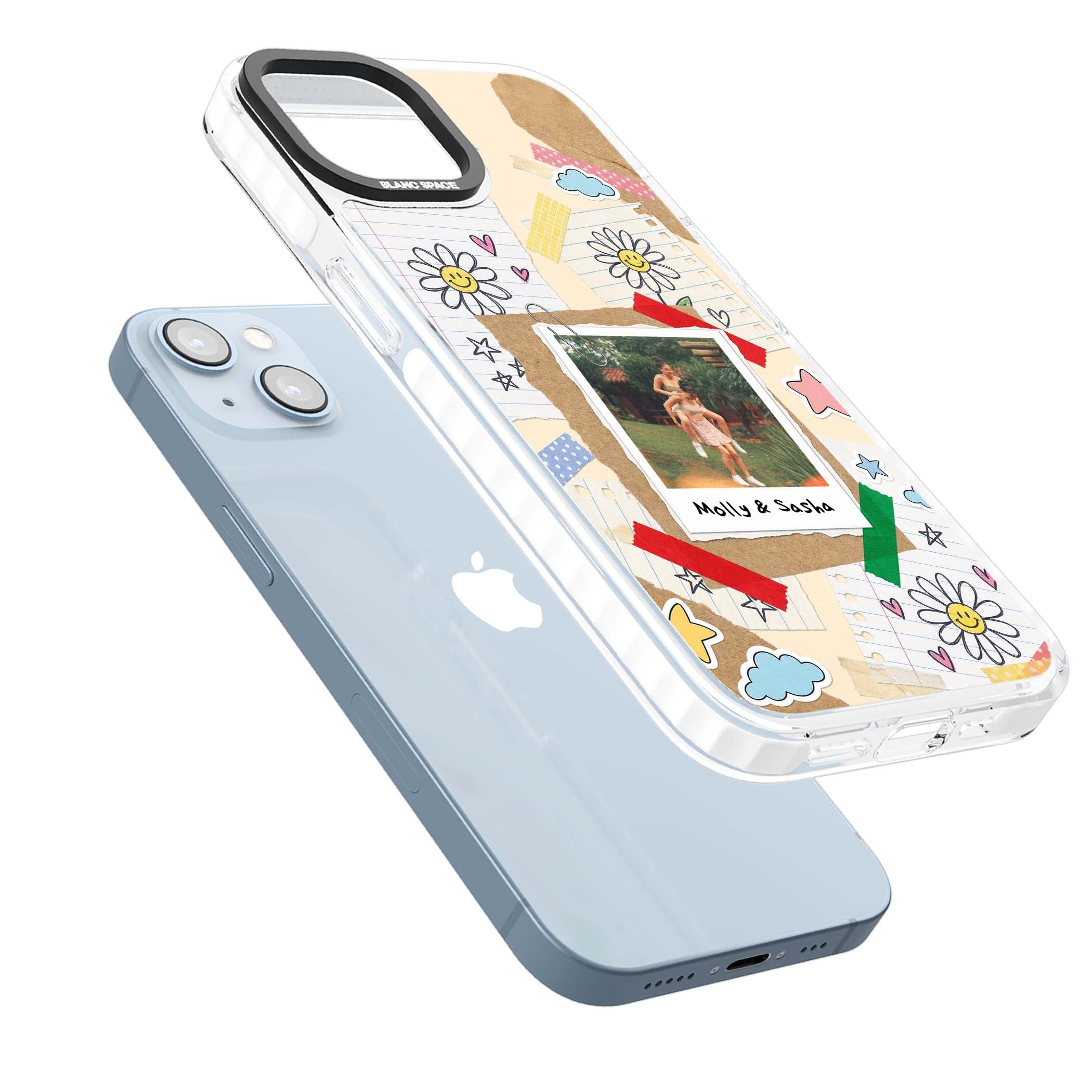 Scrapbook Photo coquette iPhone case | Clear Impact case for iPhone 13, iPhone 14, iPhone 15