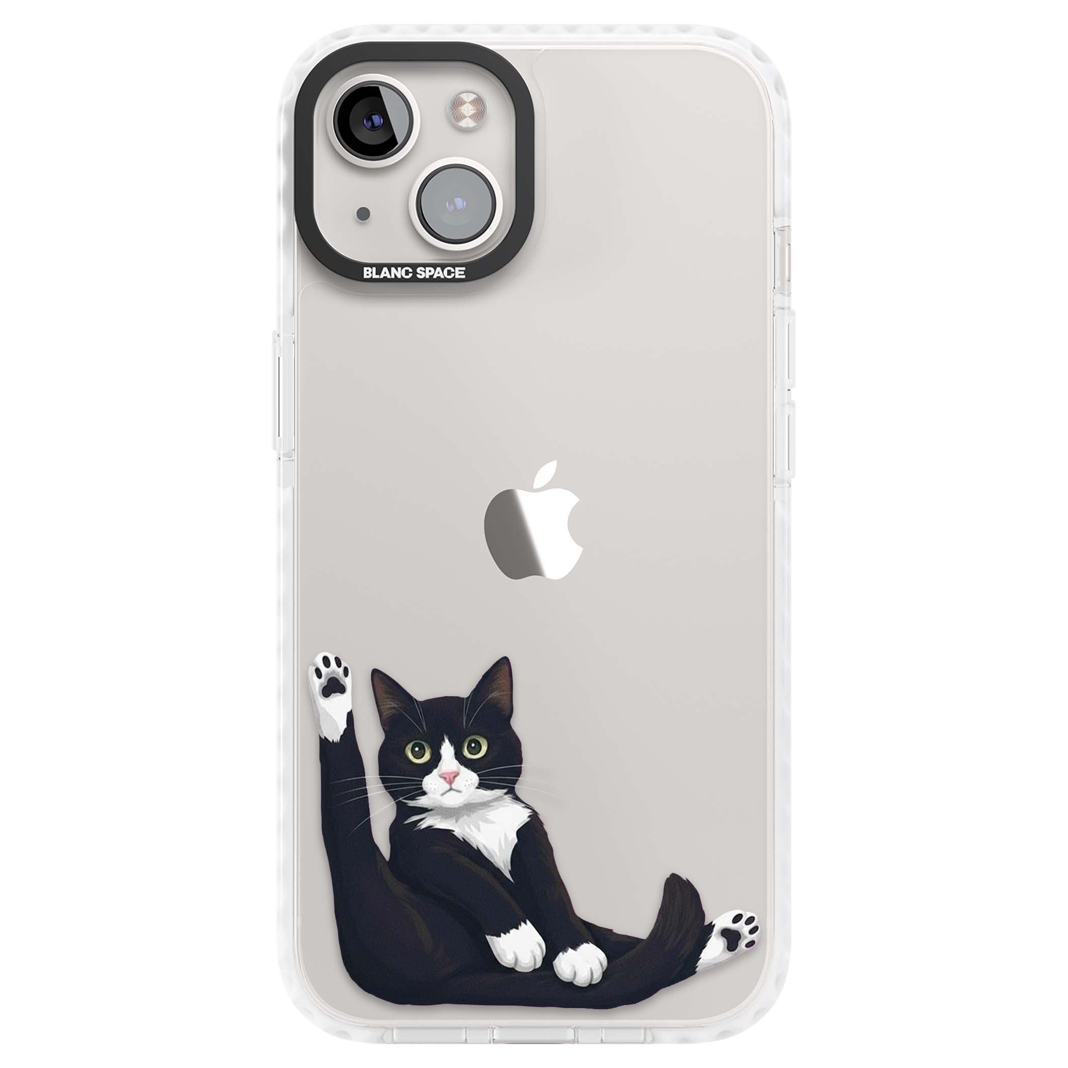 Mid-Groom Cat animals iPhone case | Clear Impact case for iPhone 13, iPhone 14, iPhone 15