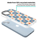 Vintage Bloom Checkered Clear Impact Phone Case for iPhone 13, iPhone 14, iPhone 15