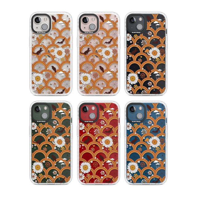 Halloween Skulls and FlowersPhone Case for iPhone 14