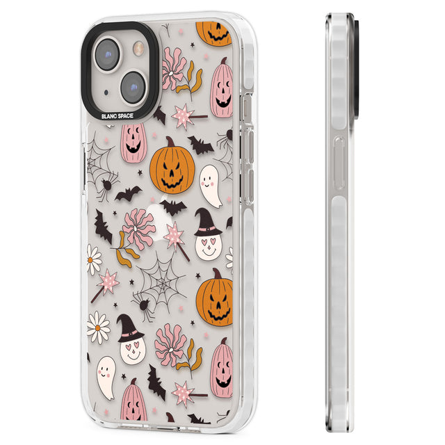 Spooky Mix Clear Impact Phone Case for iPhone 13, iPhone 14, iPhone 15