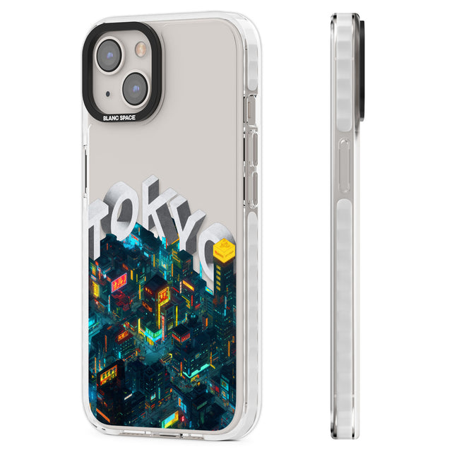 Tokyo Clear Impact Phone Case for iPhone 13, iPhone 14, iPhone 15