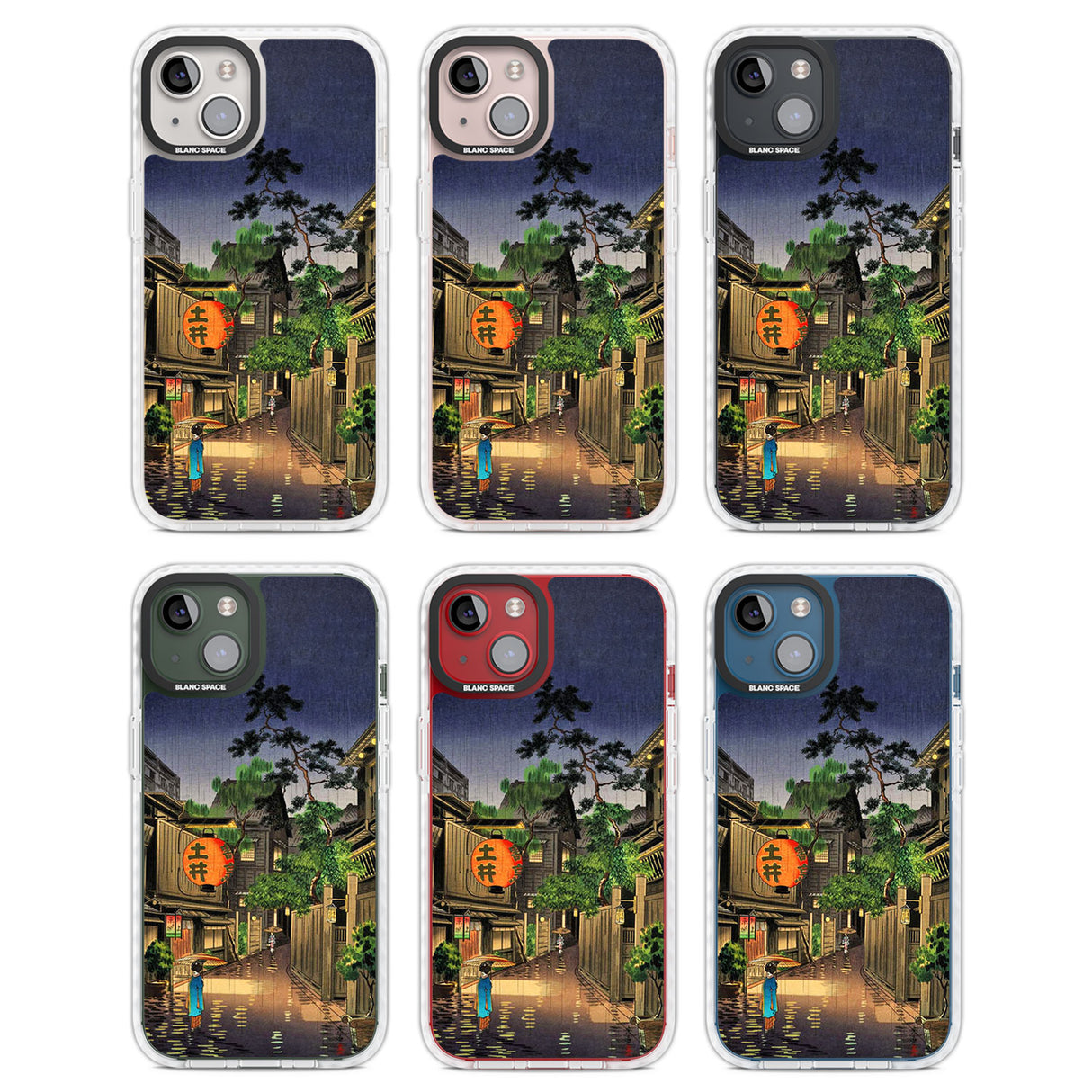 Evening in Ushigome Clear Impact Phone Case for iPhone 13, iPhone 14, iPhone 15