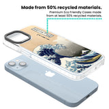 Great Wave Clear Impact Phone Case for iPhone 13, iPhone 14, iPhone 15