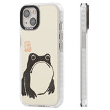 Matsumoto Hoji Frog Clear Impact Phone Case for iPhone 13, iPhone 14, iPhone 15