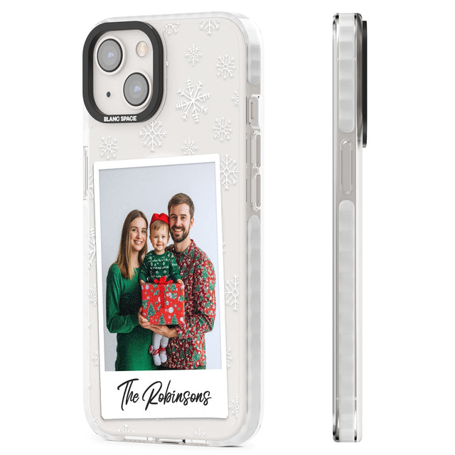 Personalised Snowflake Photo Magsafe Impact Phone Case for iPhone 13, iPhone 14, iPhone 15