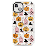 Witches and Pumpkins Pattern Magsafe Impact Phone Case for iPhone 13, iPhone 14, iPhone 15