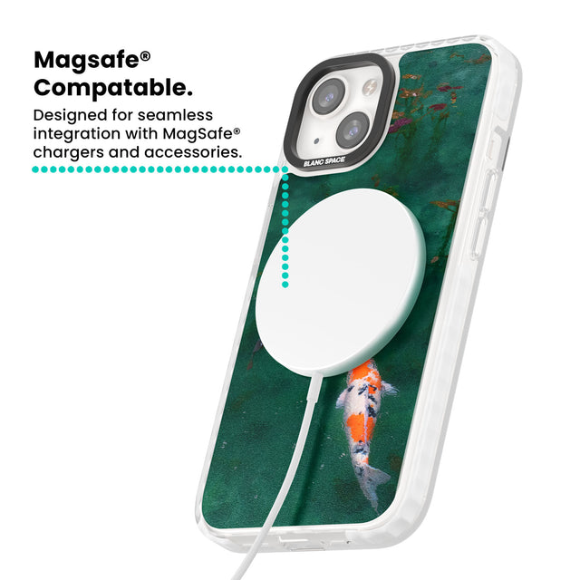 Koi Fish Magsafe Impact Phone Case for iPhone 13, iPhone 14, iPhone 15