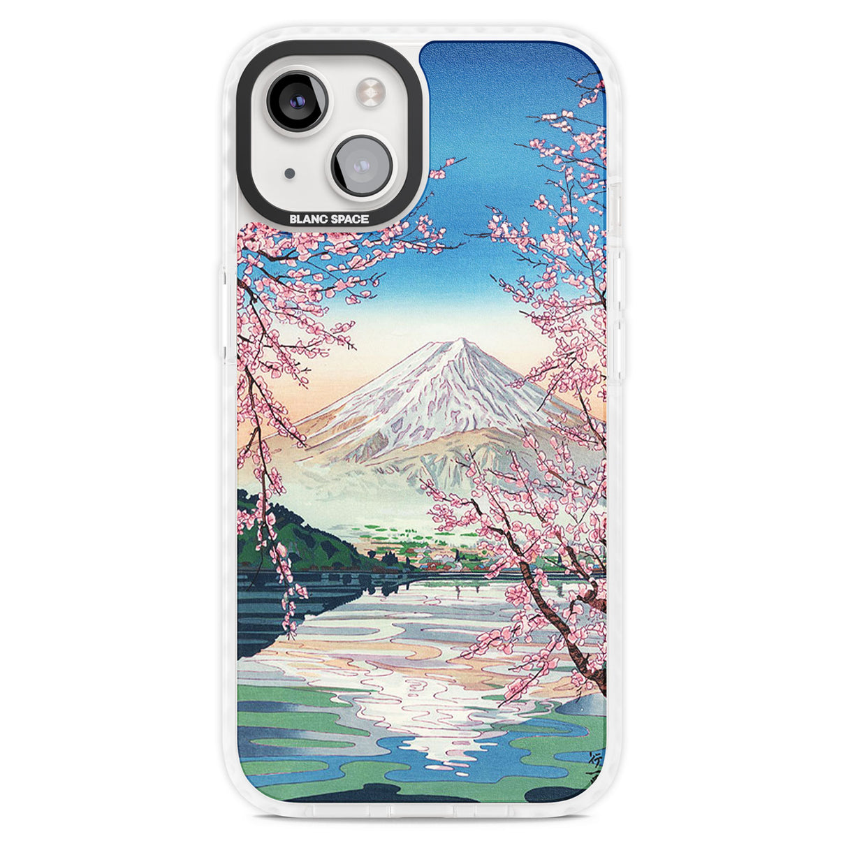 Mt. Fuji from Lake Kawaguchi Magsafe Impact Phone Case for iPhone 13, iPhone 14, iPhone 15