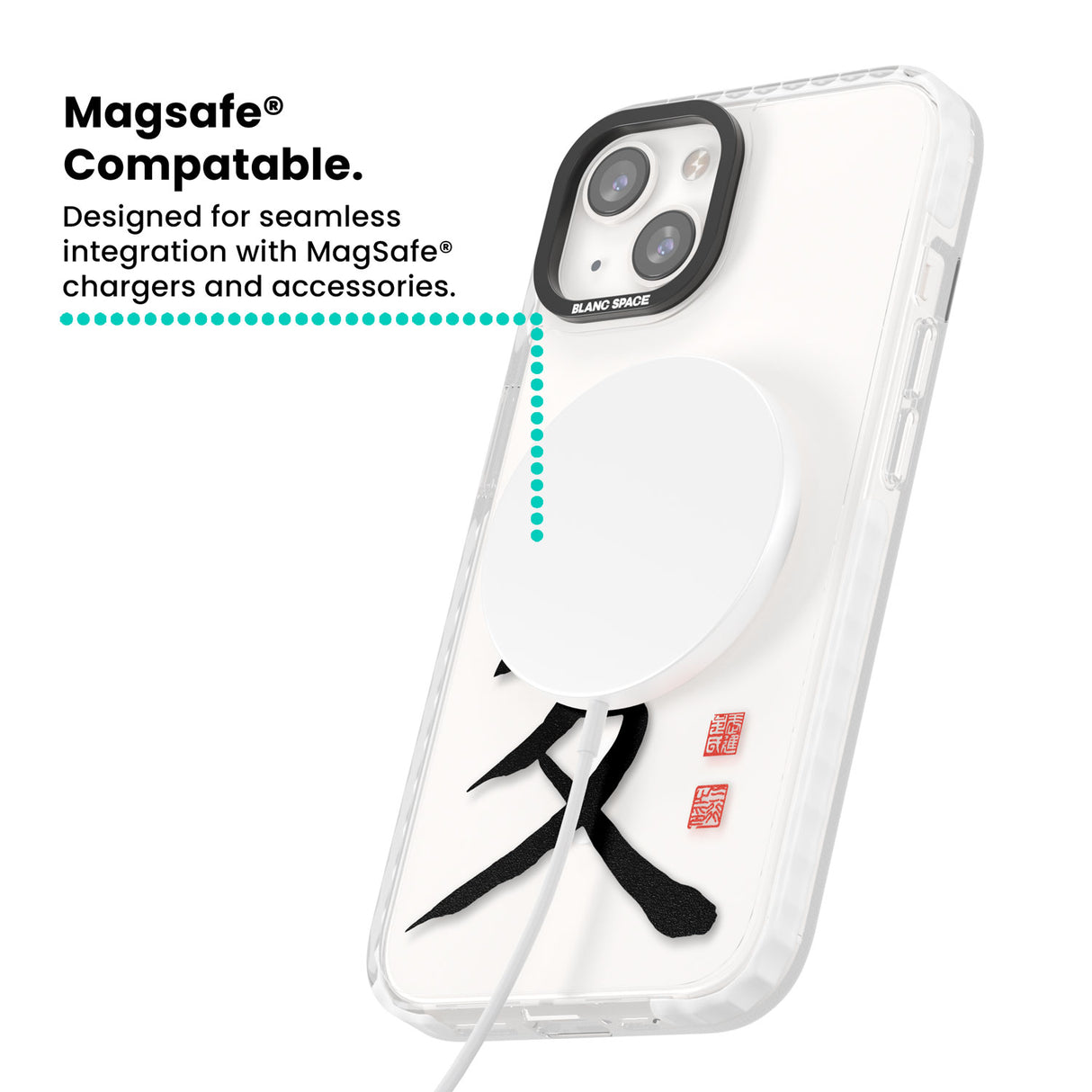 Japanese Kanji - Love Magsafe Impact Phone Case for iPhone 13, iPhone 14, iPhone 15