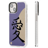 Vintage Japanese Kanji - Love Magsafe Impact Phone Case for iPhone 13, iPhone 14, iPhone 15