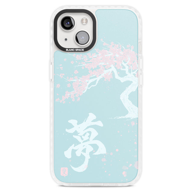 Dreams & Cherry Blossom Magsafe Impact Phone Case for iPhone 13, iPhone 14, iPhone 15