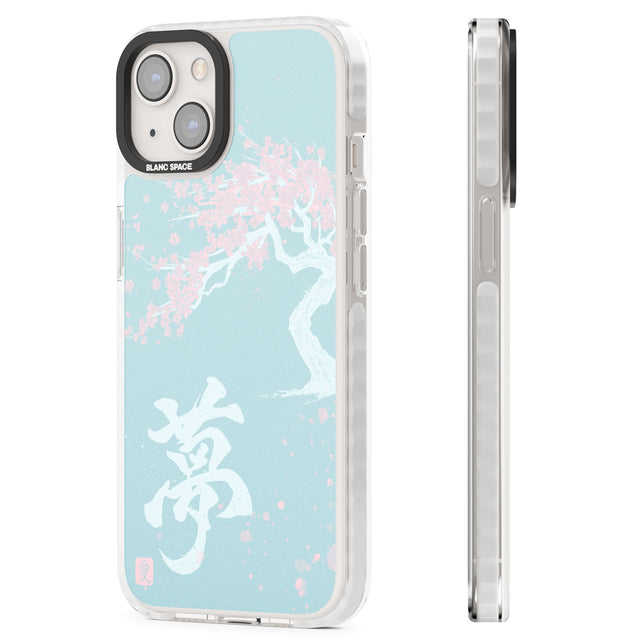 Dreams & Cherry Blossom Magsafe Impact Phone Case for iPhone 13, iPhone 14, iPhone 15