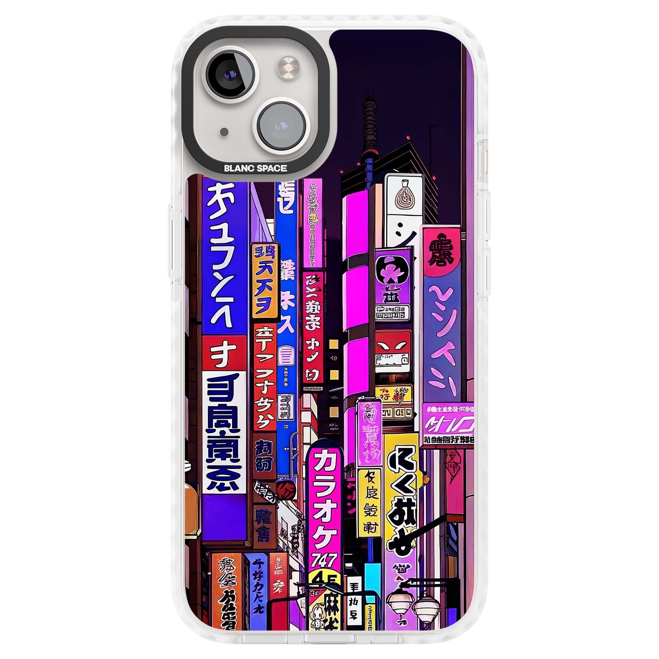 NEON NIGHT anime iPhone case | Impact Magsafe case for iPhone 13, iPhone 14, iPhone 15