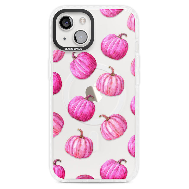 Pink Pumpkins Magsafe Impact Phone Case for iPhone 13, iPhone 14, iPhone 15