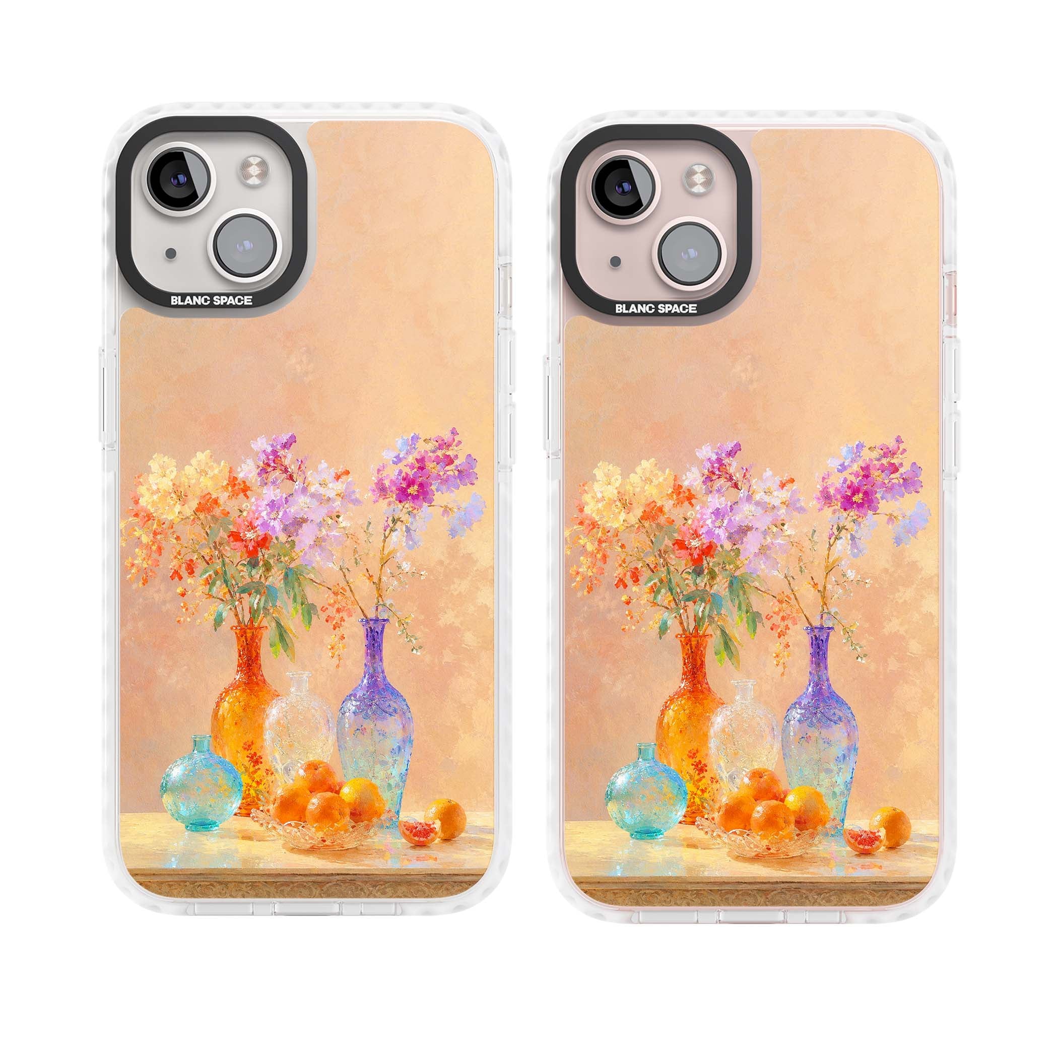 Peach Glass art iPhone case | Impact Magsafe case for iPhone 13, iPhone 14, iPhone 15
