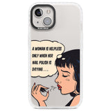 Drying Nails - Pop Art Clear Impact Phone Case for iPhone 13, iPhone 14, iPhone 15